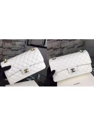 Replica Chanel 2.55 Series Flap Bag Lambskin Leather A5024 White HY19653EO56