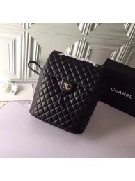 Replica Chanel Backpack Original Sheepskin Leather 91122 Black HY5926hD86