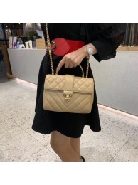 Replica Chanel Calfskin & Gold-Tone Metal AS0804 apricot HY5330rH96