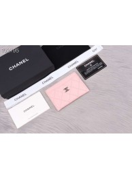 Replica Chanel classic card holder Grained Calfskin & Gold-Tone Metal A31510 pink HY414Jw87