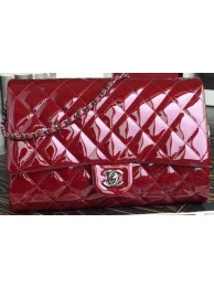 Replica Chanel Classic Flap Bag Patent Leather A66465 Burgundy HY26324Yn66