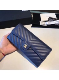 Replica Chanel Classic Flap Wallet A80758 Blue HY18702BB13