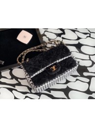 Replica Chanel classic handbag Tweed & Gold-Tone Metal A01112-4 HY25480iu55