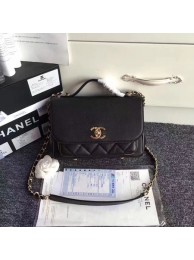 Replica Chanel Classic Top Flap Bag Original Cannage Pattern A96587 Black HY12530DY71