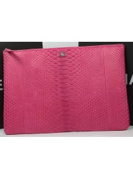 Replica Chanel Clutch Bag Original Python Leather A82080 Rose HY22194UD97