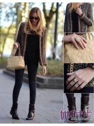 Replica Chanel Coco Cocoon Leather Bag A18004 Apricot HY26732BB13