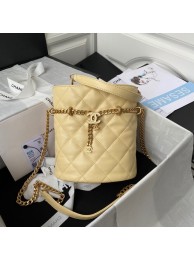 Replica Chanel Drawstring Bag & Gold Metal AS3116 yellow HY253ij65