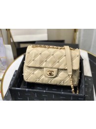 Replica Chanel flap bag AS1202 apricot HY21404iF91