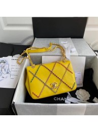 Replica Chanel flap bag AS2383 yellow & Multicolor HY17341Ac56