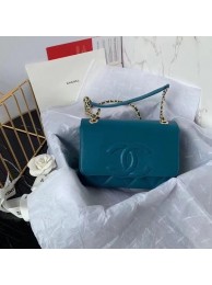 Replica Chanel flap bag AS8830 blue HY10477nB47
