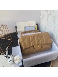 Replica Chanel flap bag Calfskin & Gold-Tone Metal AS2231 brown HY14820rH96