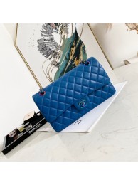 Replica Chanel Flap Lambskin Shoulder Bag 1112 Electro optic blue HY19786Sf59