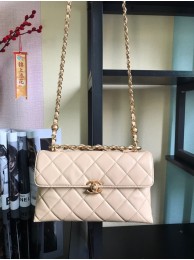 Replica Chanel Flap Lambskin Shoulder Bag AS1267 cream HY7238TN94