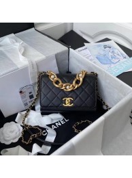 Replica Chanel Flap Shoulder Bag Original leather AS2638 black HY25223BJ25