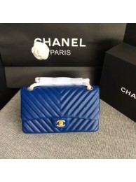 Replica Chanel Flap Shoulder Bags Blue Original Sheepskin CF1112 Gold HY1778zR45