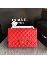 Replica Chanel Flap Shoulder Bags Red Original Lambskin Leather CF1113 Glod HY15652AP18