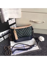 Replica CHANEL GABRIELLE Hobo Bag A91810 green&black HY12121Sf59