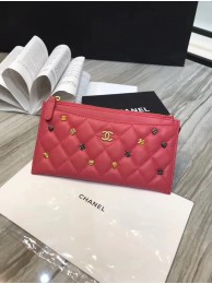 Replica Chanel Lambskin & Gold-Tone Metal A81797 Pink HY9333Ix66