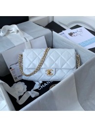 Replica Chanel lambskin Shoulder Bag AS2563 white HY2325aG44