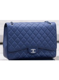 Replica Chanel Maxi Quilted Classic Flap Bag Royal Cannage Pattern A58601 Silver HY1366cK54