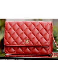 Replica Chanel mini Flap Bag Red Sheepskin Leather A33814 Gold HY3173ij65