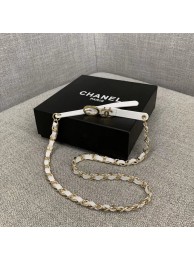 Replica Chanel Original Calf Leather 2.0CM 3600 white HY7942XB19