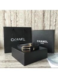 Replica Chanel Original Calf leather Belt 56988 black HY7081ec82