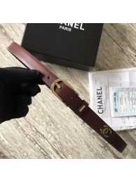 Replica Chanel Original Calf leather Belt 56988 fuchsia HY4846Kg43