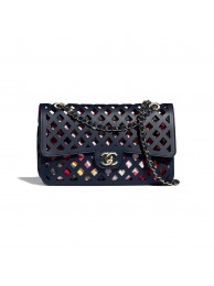 Replica Chanel Original Leather Hollow Bag 1112 Black HY22572Xe44
