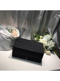 Replica Chanel Original Leather Jewelry Box C63261 Black HY16075SV68