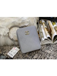 Replica Chanel Original Small Sheepskin camera bag AS1753 grey HY20778ui32