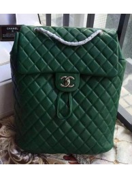 Replica Chanel Sheepskin Leather Backpack A91121 Green HY18713Hd81