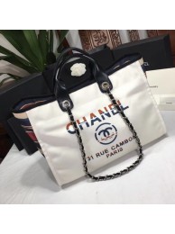 Replica Chanel Shopping Bag 66941 White HY7714Jw87