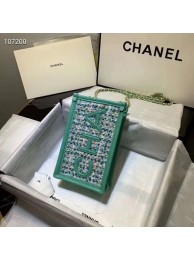 Replica Chanel Shoulder Bag Original Leather 7738 green HY26378Hd81