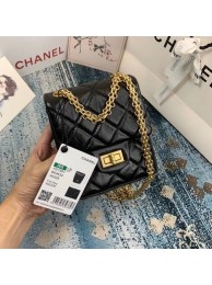 Replica Chanel Small 2.55 Flap Bag AS1961 black HY1782AP18