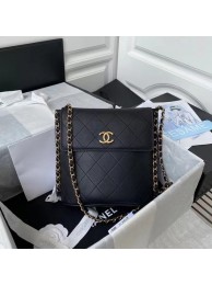 Replica Chanel small hobo bag AS2543 AS2542 black HY10258BJ25