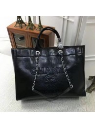 Replica Chanel Tote Bag Calfskin Leather CHA3626 Black HY20891hD86