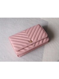 Replica Chanel V mini Flap Bag Chevron Sheepskin Leather A33814V Pink HY13155SV68