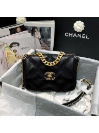 Replica Cheap chanel 19 flap bag AS1160 black HY24637Mq48