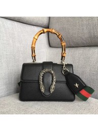 Replica Cheap Gucci Dionysus small top handle bag 523367 black HY26827Mq48
