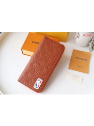 Replica Cheap Louis Vuitton LVXNBA ZIPPY WALLET VERTICAL M80548 BROWN HY25661QC68