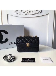 Replica Designer Chanel Classic Shoulder Bag Original Sheepskin Leather A57029 Black HY8791Bb80