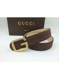 Replica Designer GUCCI Belt GI1383A Brown HY16091Bb80