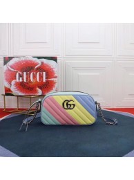 Replica Designer Gucci GG Marmont Matelasse Shoulder Bag 447632 Multicolored HY8061Bb80