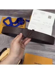 Replica Designer Louis Vuitton INITIALES 40MM BELT M0035S dark brown HY13901Bb80