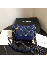 Replica Fashion Chanel gabrielle small hobo Denim bag A91810 blue HY16761yI43