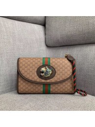 Replica Fashion Gucci GG Marmont small shoulder bag 570145 brown HY7248HM85