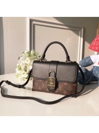 Replica Fashion Louis Vuitton Top Quality Monogram Canvas LOCKY BB M44080 Black HY15666yI43