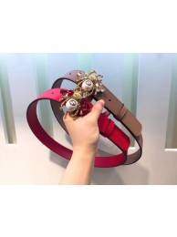Replica Gucci 35MM Leather Belt 414520 Apricot HY7785DY71