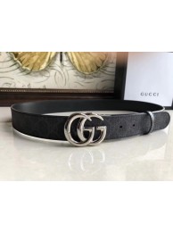 Replica Gucci 35MM Leather Belt 414527 Black HY11692YP94
